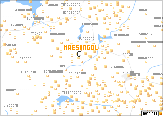 map of Maesan-gol