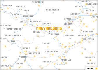 map of Maeyang-dong