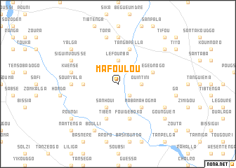 map of Mafoulou