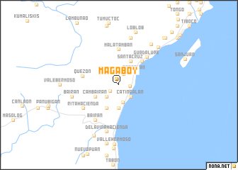 map of Magaboy