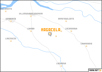 map of Magacela