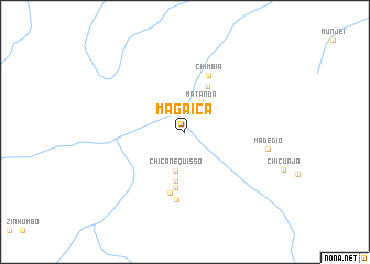 map of Magaiça