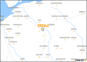 map of Magaji