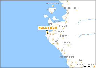 map of Magalawa