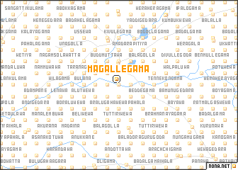 map of Magallegama