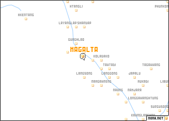 map of Magalta