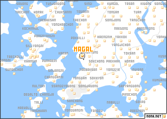 map of Magal