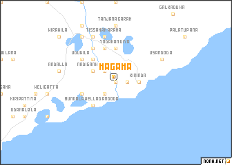 map of Magama