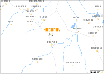 map of Maganoy