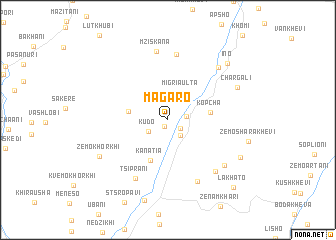 map of Magaro