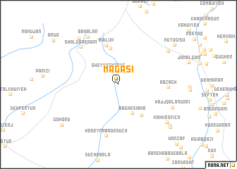 map of Magasī