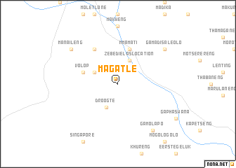 map of Magatle