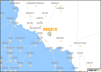 map of Magaye