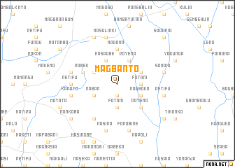 map of Magbanto