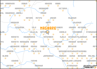 map of Magbare