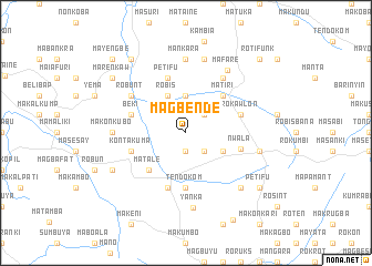 map of Magbende