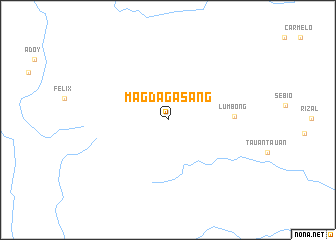 map of Magdagasang