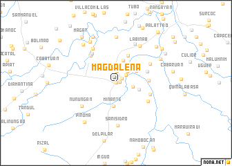 map of Magdalena