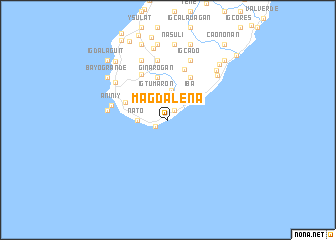 map of Magdalena