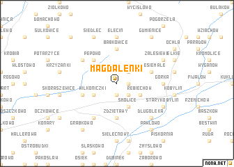 map of Magdalenki