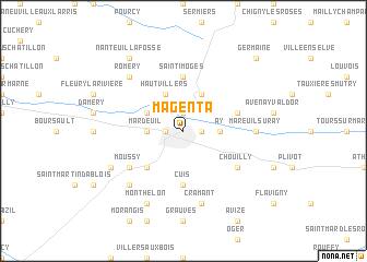 map of Magenta