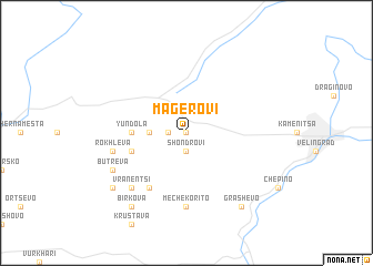 map of Magerovi