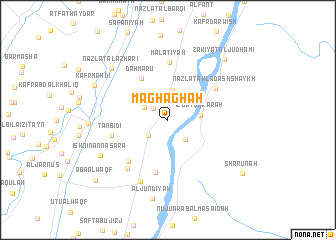 map of Maghāghah