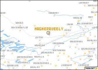 map of Magheraveely