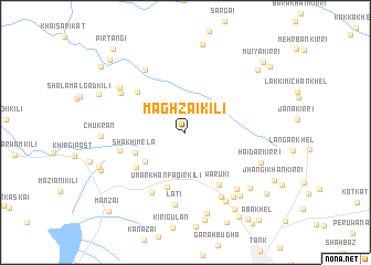 map of Maghzai Kili