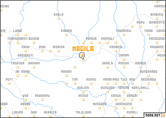 map of Magila