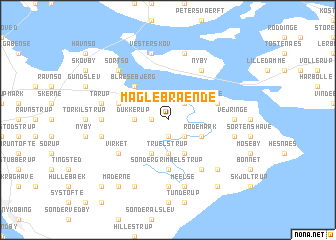map of Maglebrænde
