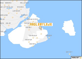 map of Maglebyleje