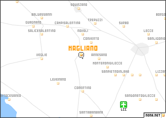 map of Magliano