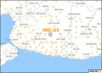 map of Maglige