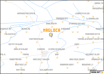 map of Maglóca