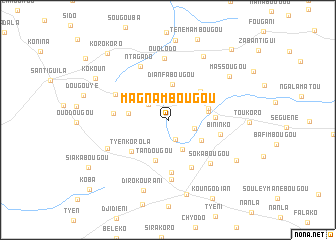 map of Magnambougou