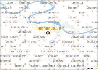 map of Magnanville