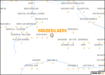 map of Magnesilwerk