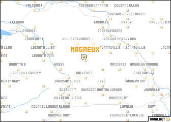 map of Magneux
