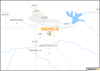 map of Magnolia