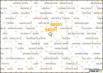 map of Magny