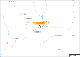 map of Magogomela