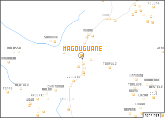 map of Magouguane