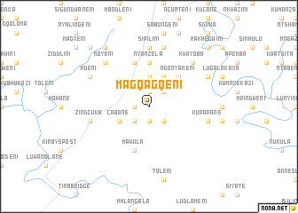 map of Magqagqeni