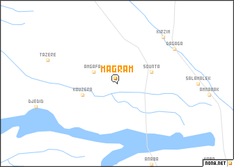 map of Magram