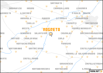 map of Magreta