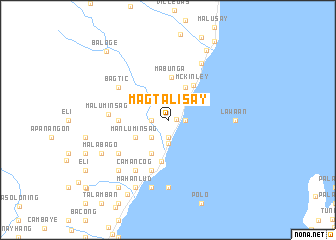 map of Magtalisay