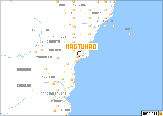 map of Magtuhao