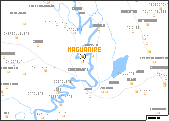 map of Maguanire