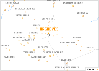 map of Magueyes